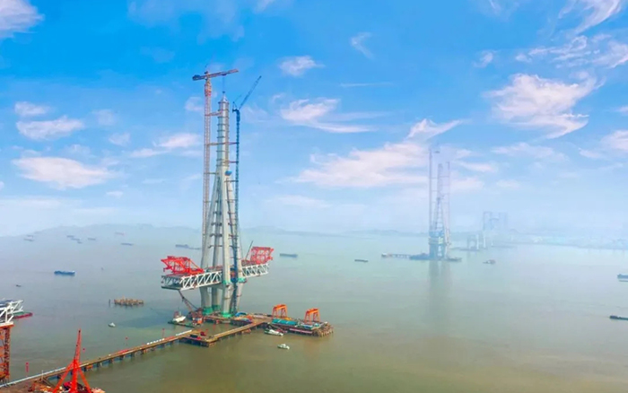 304am永利集团建设！世界最高桥塔常泰长江大桥主塔顺利封顶！