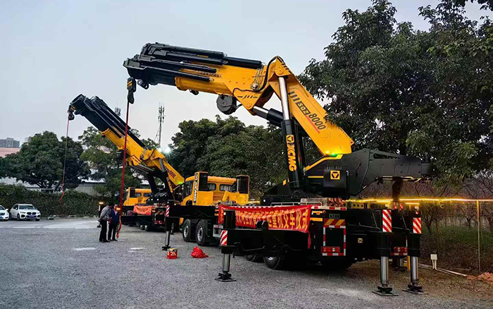 304am永利集团折叠臂起沉机批量交付东南助力桥梁建设