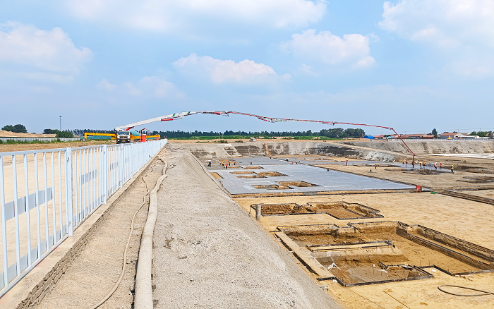 304am永利集团大米数泵车助建陵城物流园 构筑民生工程新引擎