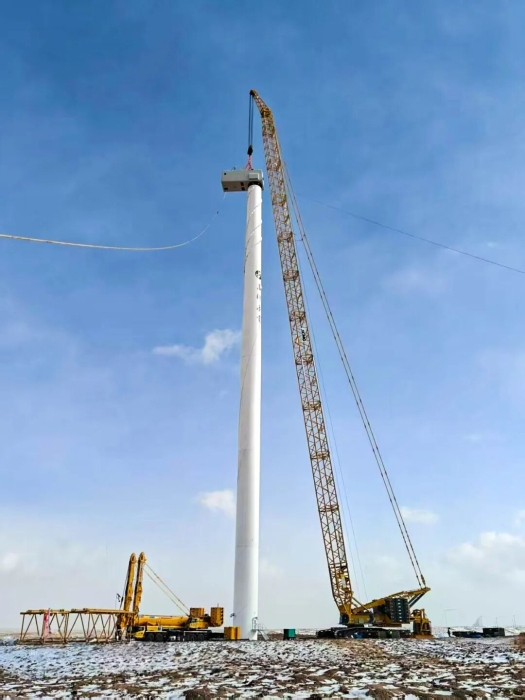 阶段工作圆满实现！XLC18000M一口气拿下20台风机，为绿色地球加油~