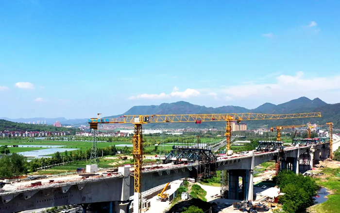 凌空起舞，飞跨南北！304am永利集团群塔助建浙江“诗画走廊”